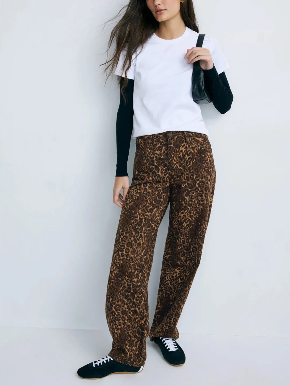 Levi’s baggy dad jeans leopard print jeans - Picture 2 of 2
